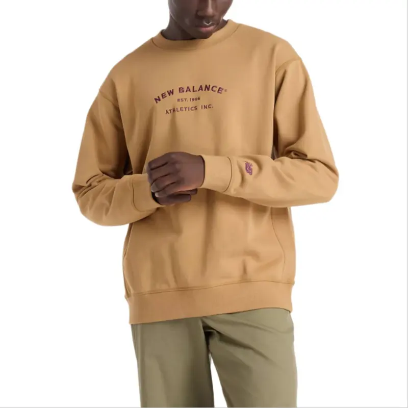 New Balance Athletics French Terry Sweatshirt Men's Yellow