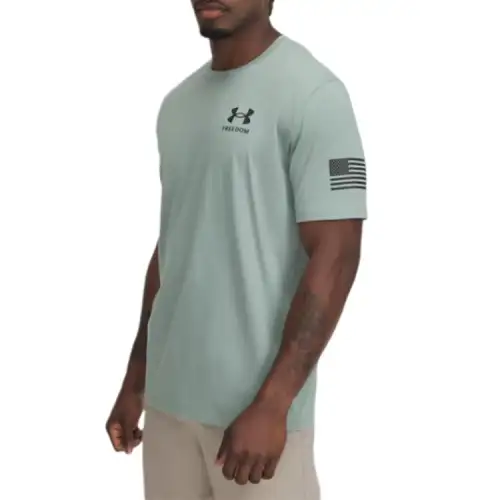 Under Armour Flag Freedom T Shirt Men's Green