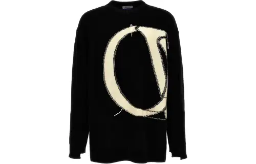 OFF WHITE Sweater, Regular Fit Men's Black