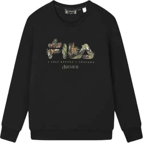 FILA x LUSUO Heritage Sweatshirt Men's Jet Black