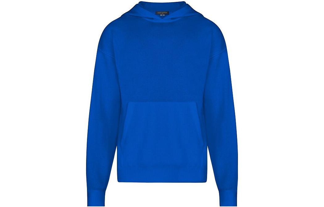 LOUIS VUITTON FW22 Cashmere Sweater Men's Blue