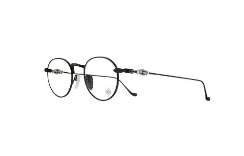 Chrome Hearts Round Eyeglass Frames Unisex Black