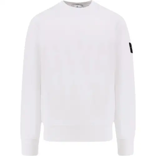 STONE ISLAND Compass Patch Crewneck Sweatshirt