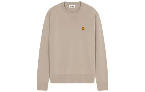 KENZO Sweaters Men's Sand Crew Neck Moderate Base Layer