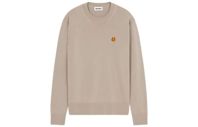 KENZO Sweaters Men's Sand Crew Neck Moderate Base Layer