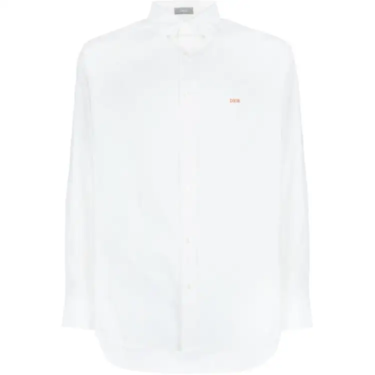 DIOR Homme Logo Embroidered Long Sleeved Shirt