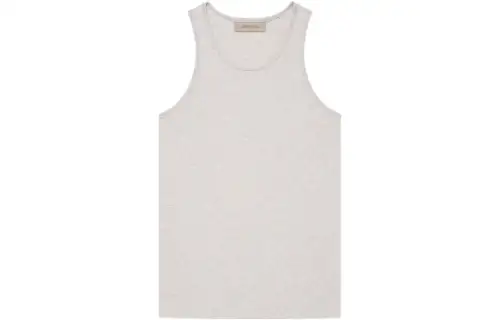 Fear Of God Essentials SS22 Tank Tops Men's Light Oat 3 Pack Crew Neck Moderate Straight Fit