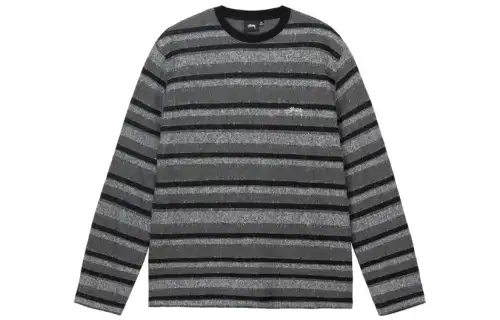 Stussy Baja Stripe Long Sleeve Crew Tee
