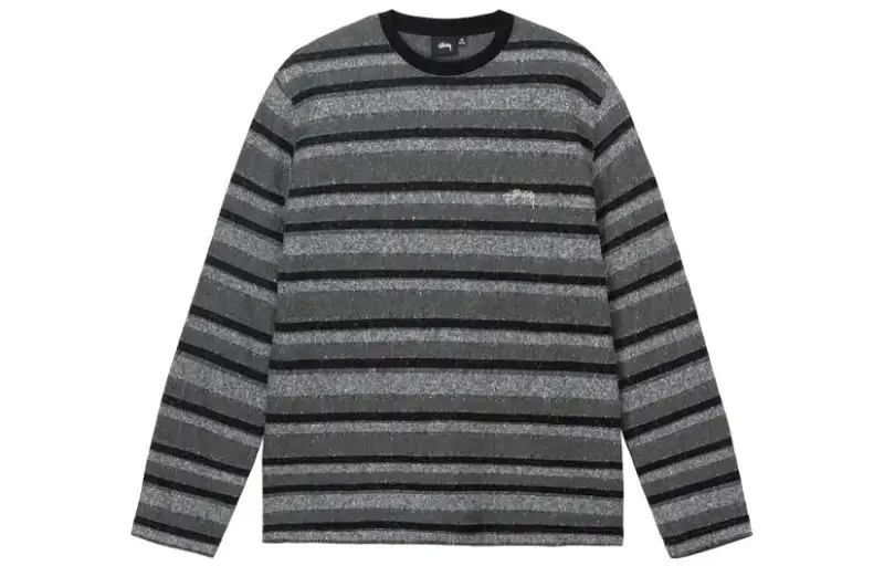 Stussy Baja Stripe Long Sleeve Crew Tee