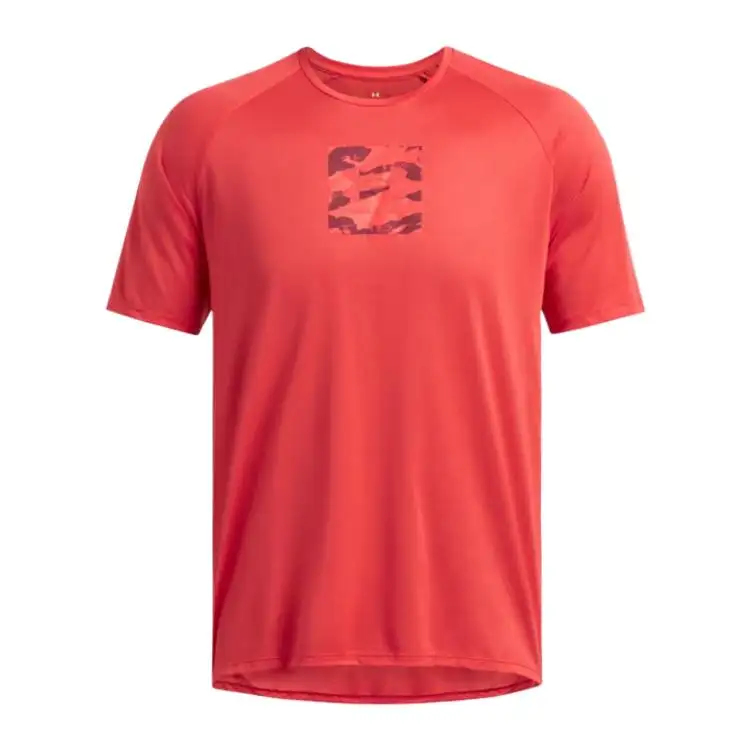 Under Armour Tech Print T Shirt Men's Red