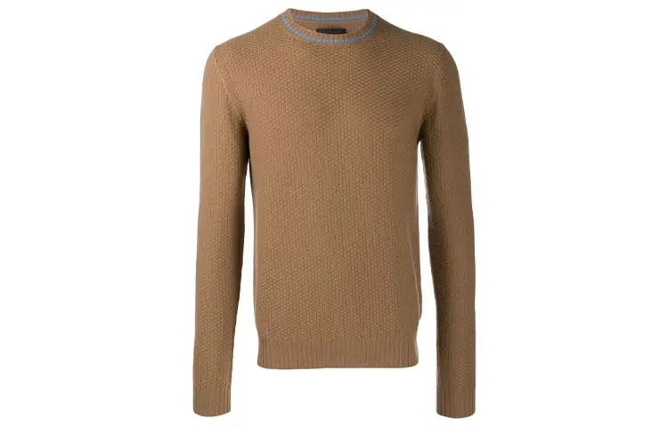 PRADA FW21 Cashmere Sweater Men's Brown