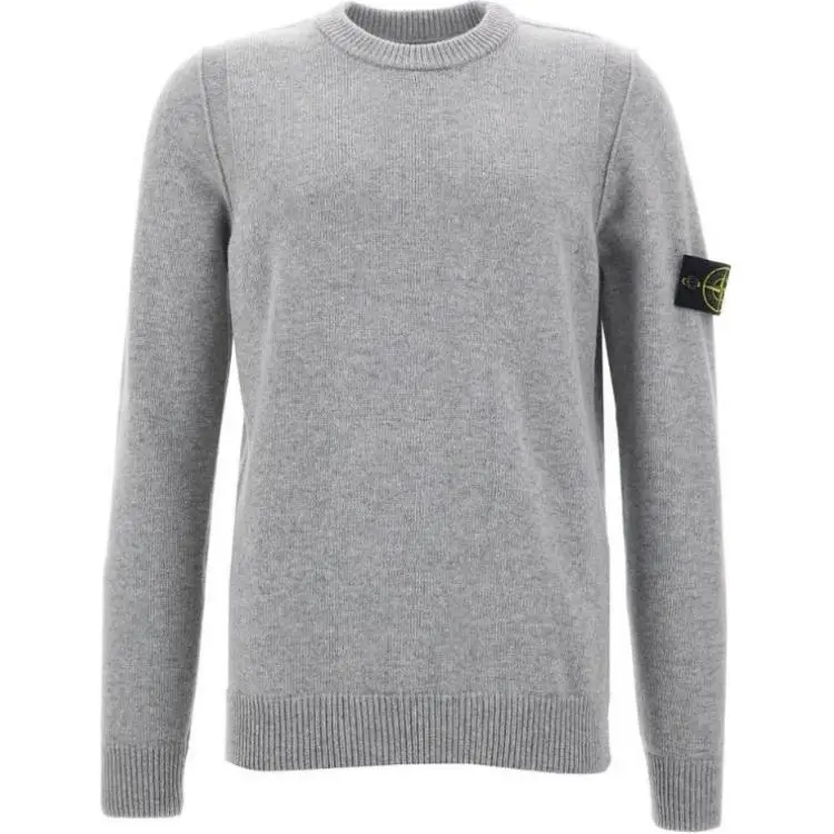 STONE ISLAND Logo Patch Crewneck Jumper