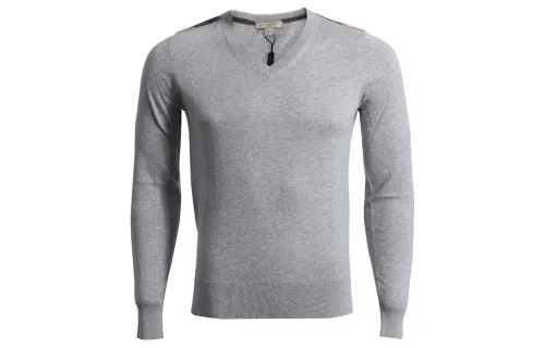 Burberry Cashmere Sweater Men's Gray