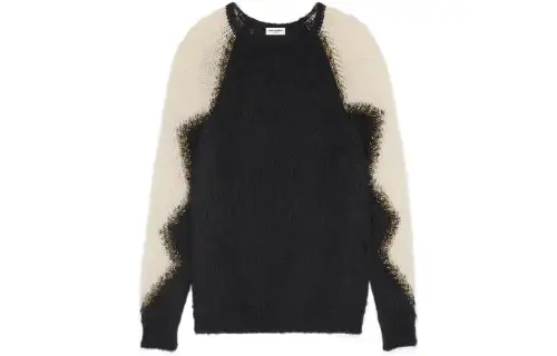 SAINT LAURENT FW22 Sweater Men's Black