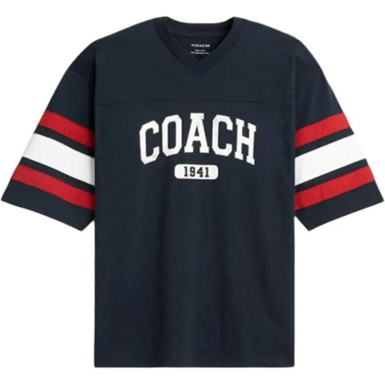 COACH SS25 T Shirt Men's Dark Blue
