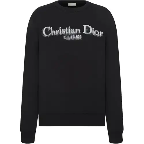DIOR Sweaters Men's Black Crew Neck Moderate Other
