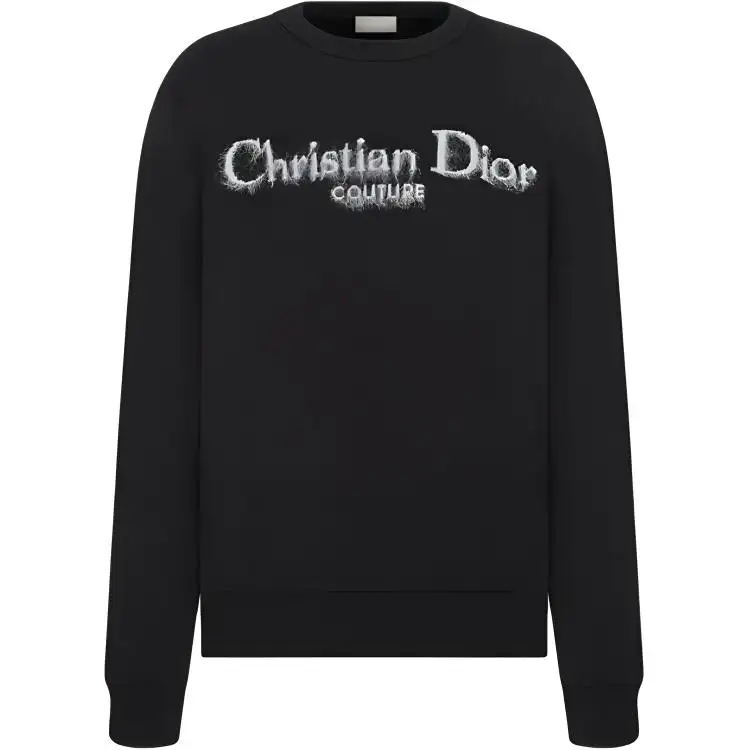 DIOR Sweaters Men's Black Crew Neck Moderate Other