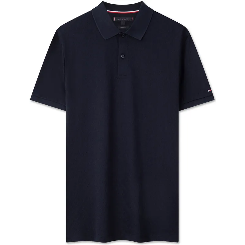 Tommy Hilfiger Polo Shirt Men's Navy Blue