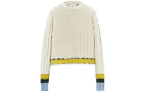 HERMES FW22 Cashmere Sweater Men's White