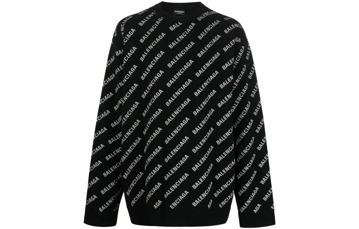 Balenciaga SS23 Cashmere Sweater Men's Black