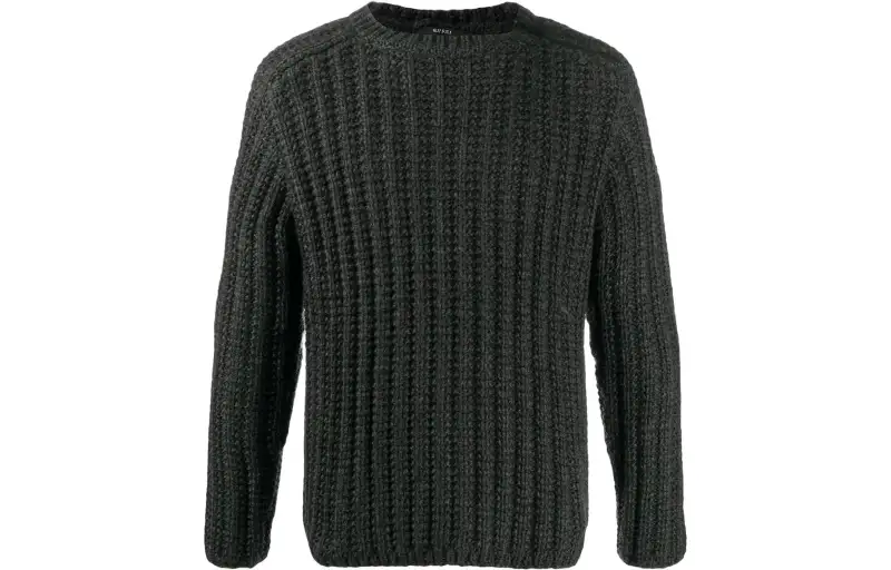 GUCCI Sweaters Men's Black Crew Neck Moderate Other