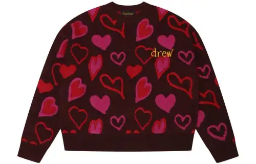 Drew House Scribble Hearts Sweater