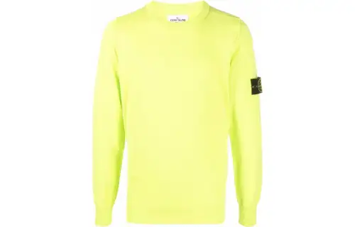 STONE ISLAND FW22 Sweater Men's Yellow Green