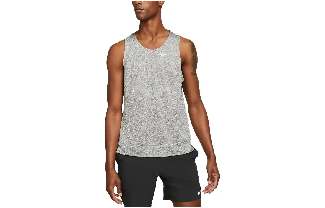 Nike Tank Tops Men's Light Gray