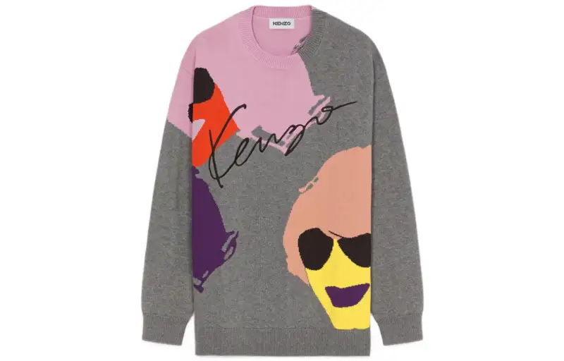【Previous Season】intarsia-knit jumper