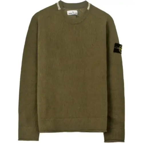 STONE ISLAND Sweater Men's Olive Green
