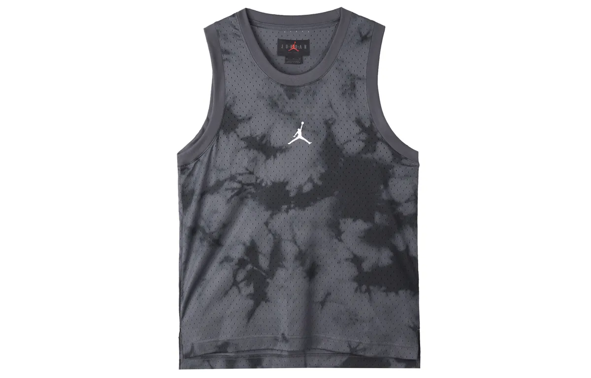 Jordan Men's Tie-Dye Loose Fit Sleeveless Tank Black