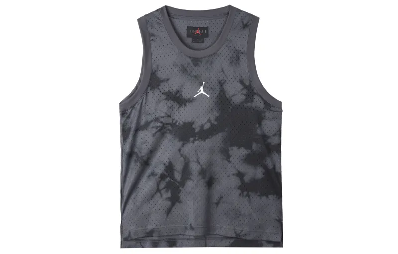 Jordan Men's Tie-Dye Loose Fit Sleeveless Tank Black