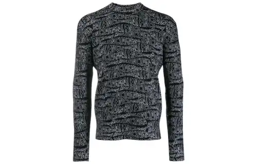 Balenciaga Sweaters Men's Dark Gray Moderate