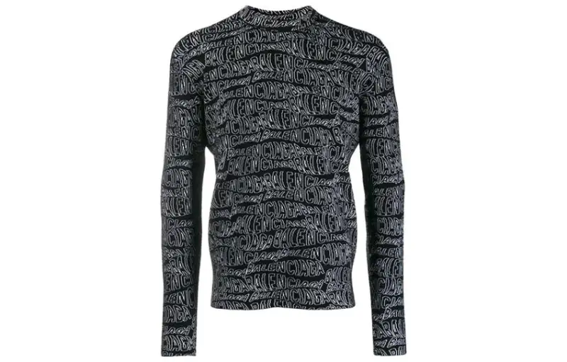 Balenciaga Sweaters Men's Dark Gray Moderate