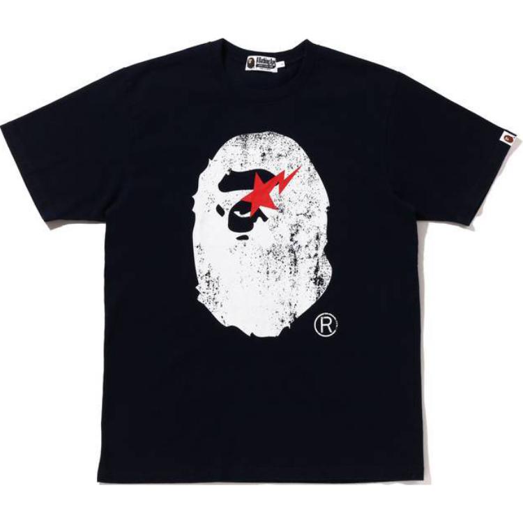 Мужская футболка A BATHING APE (черная)
