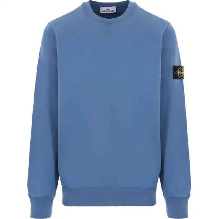 STONE ISLAND Logo Patch Crewneck Sweatshirt