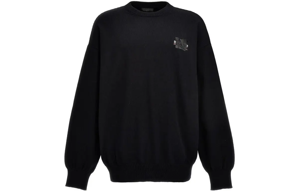 Balenciaga Sweater Regular Fit Men's Black