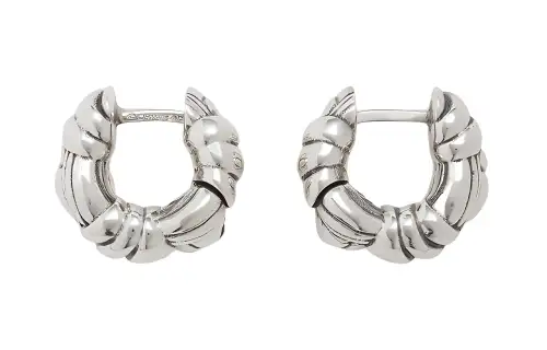 Bottega Veneta Earrings Women's Silver