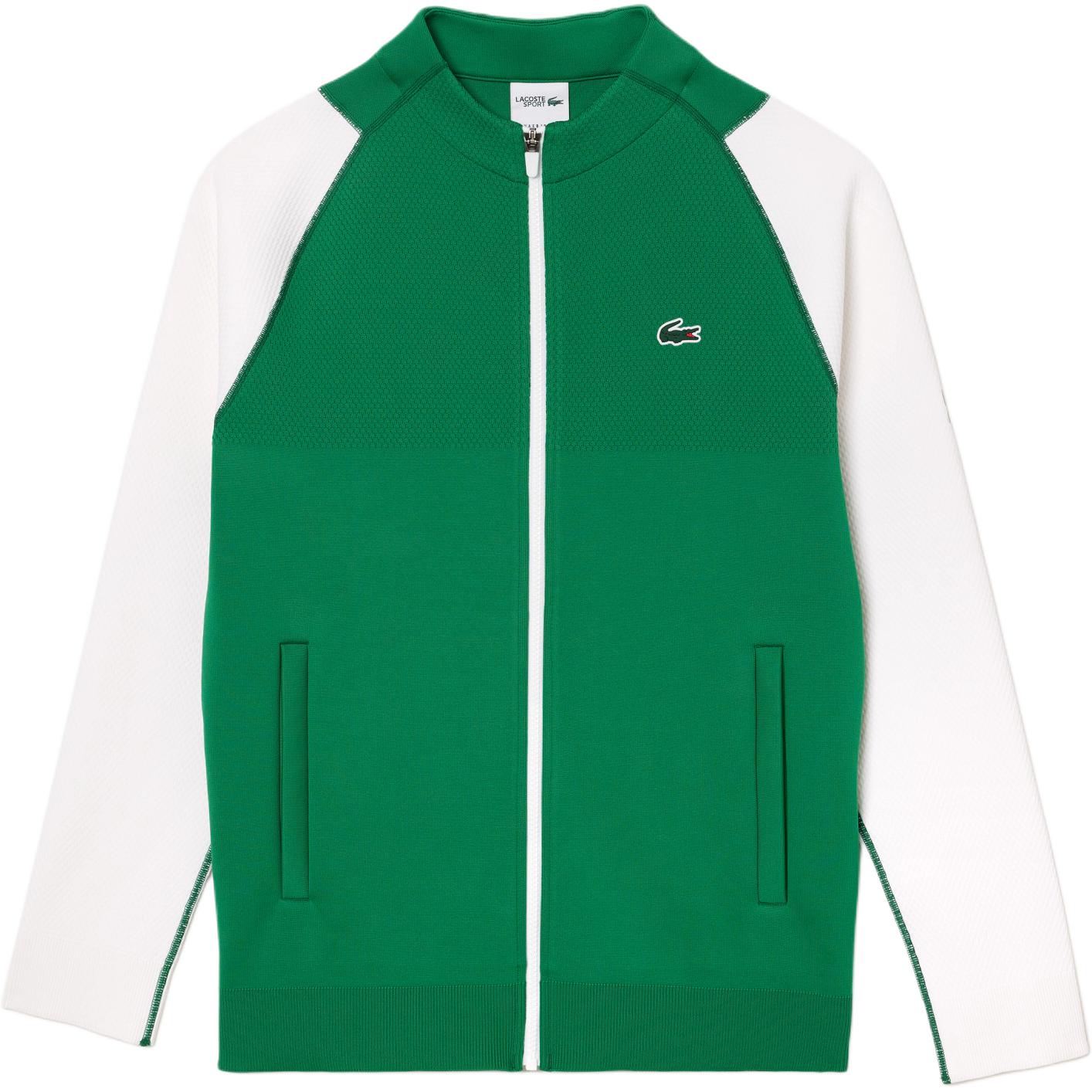 Мужской джемпер LACOSTE x Novak Djokovic (зеленый)