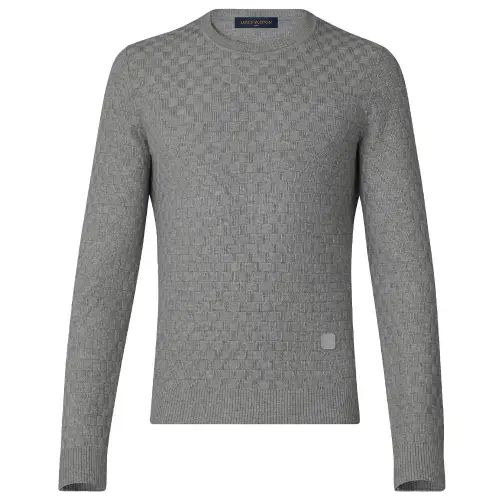 LOUIS VUITTON FW22 Sweater Men's Gray