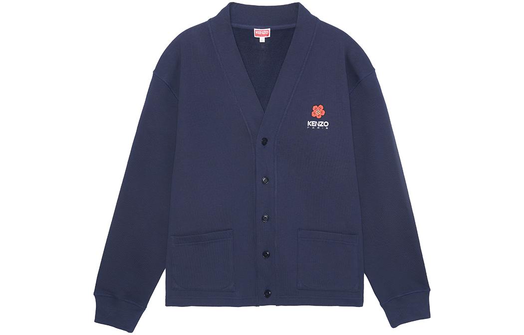 【Previous Season】Boke Flower-print cardigan