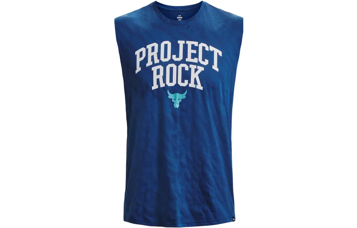 Under Armour Project Rock Tank Top Men's Illusion Blue