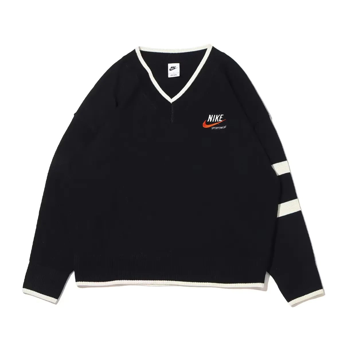 Nike Sweaters Men's Black V-neck Moderate Other