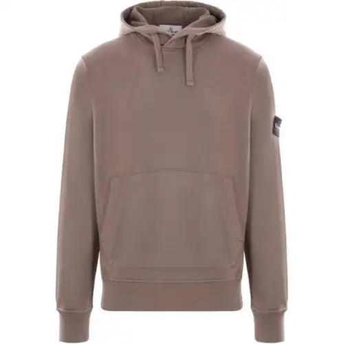STONE ISLAND Logo Patch Drawstring Hoodie