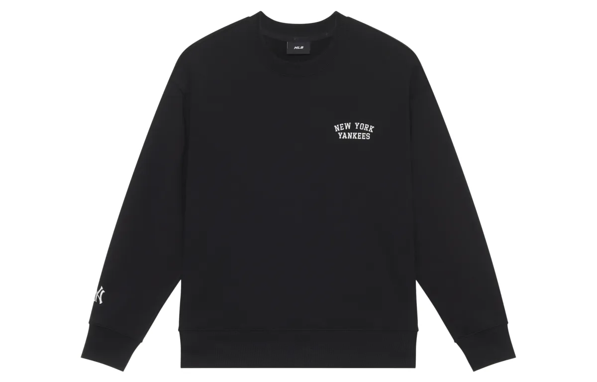 MLB New York Yankees Basic Collection 24FW Pre Fall Pullover Sweatshirt Unisex Black