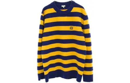 LOEWE Sweaters Men's Yellow Crew Neck Moderate Other