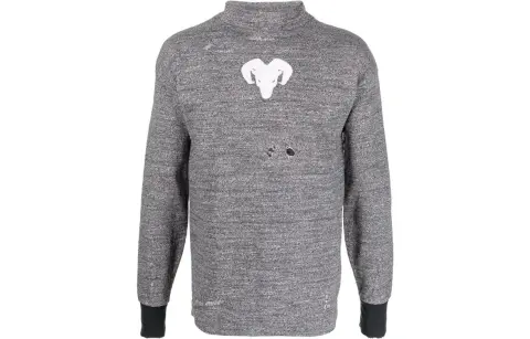 Maison Margiela Distressed High neck Jumper