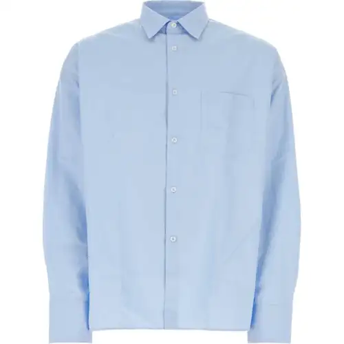 PRADA FW24 Shirt Men's Sky Blue