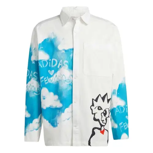 Adidas Originals FEWO LS Shirt Men's White/Blue