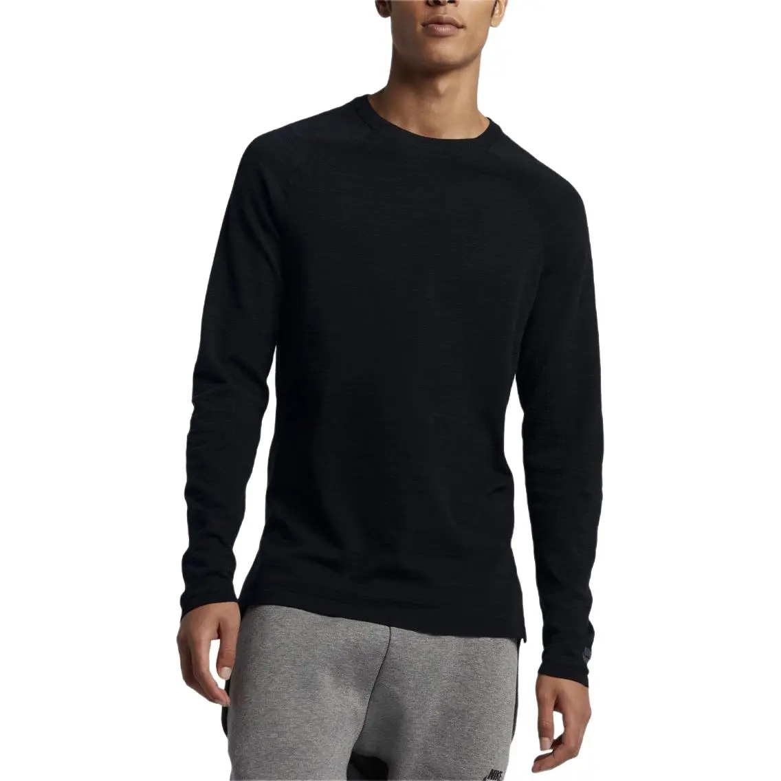 Nike Sweaters Men's Black Crew Neck Moderate Other